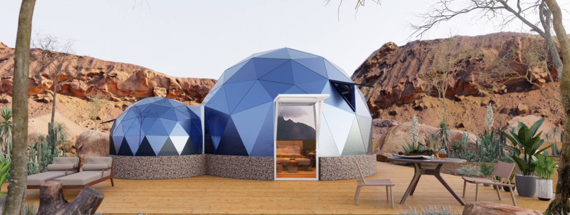 大邑县球形智能光伏玻璃星空房